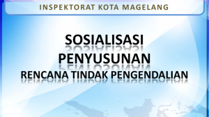 Materi Sosialisasi Rencana Tindak Pengendalian (RTP) – Inspektorat ...